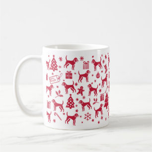 Kerry Beagle kerstontwerp Koffiemok