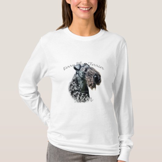 Kerry Blauwe Terriër Moeder 2 T-shirt (Voorkant)