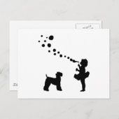 Kerry Blue Terrier Briefkaart (Voorkant / Achterkant)