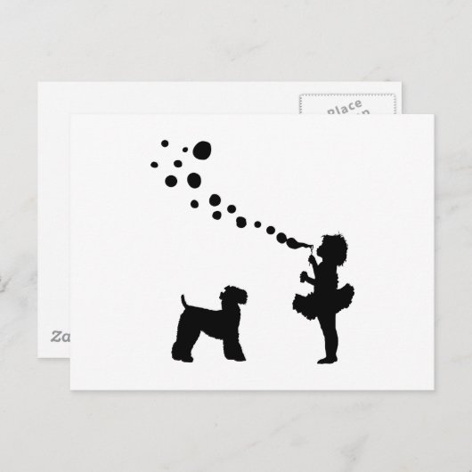 Kerry Blue Terrier Briefkaart (Voorkant / Achterkant)