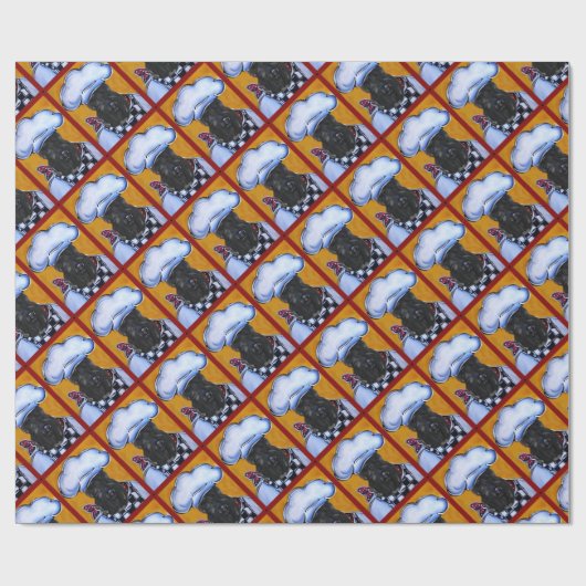 Kerry Blue Terrier Chef Cadeaupapier (Vlak)