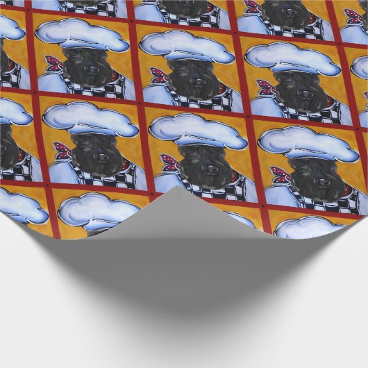 Kerry Blue Terrier Chef Cadeaupapier (Hoek)