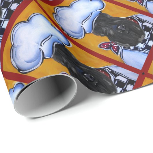 Kerry Blue Terrier Chef Cadeaupapier (Rol Hoek)