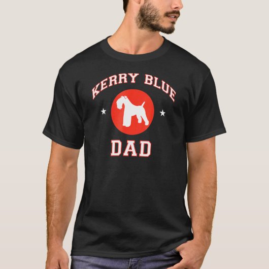 Kerry Blue Terrier Dad T-shirt (Voorkant)