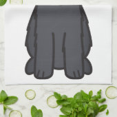 Kerry Blue Terrier Dog Cartoon Theedoek (Gevouwen)