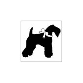Kerry Blue Terrier Dog Puppy Iers Rubberstempel (Afrduk)