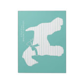 Kerry Blue Terrier Dog Puppy Notitieblok (Linkerzijde)