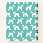 Kerry Blue Terrier Dog Puppy Notitieboek (Achterkant)