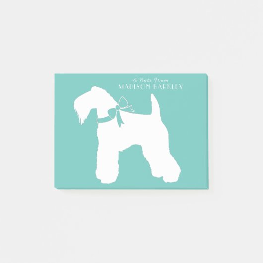 Kerry Blue Terrier Dog Puppy Post-it® Notes (Voorkant)