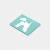 Kerry Blue Terrier Dog Puppy Post-it® Notes (Schuin)