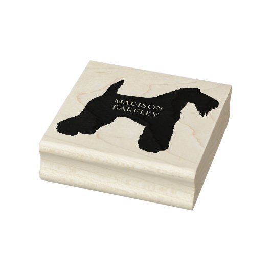 Kerry Blue Terrier Dog Puppy Rubberstempel (Stempel)