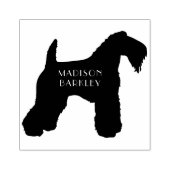 Kerry Blue Terrier Dog Puppy Rubberstempel (Afrduk)