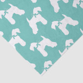 Kerry Blue Terrier Dog Puppy Tissuepapier (Detail)