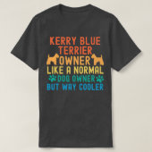 Kerry Blue Terrier eigenaar T-shirt (Design voorkant)