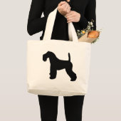 Kerry Blue Terrier Gear Grote Tote Bag (Voorkant (product))