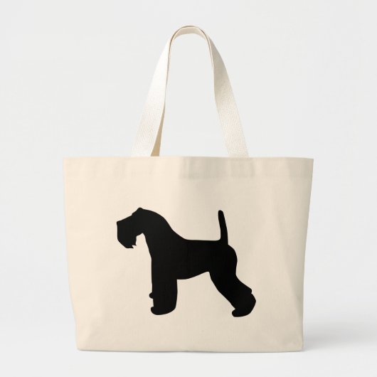 Kerry Blue Terrier Gear Grote Tote Bag (Voorkant)