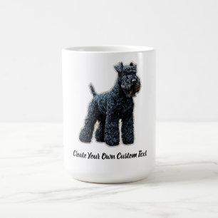 Kerry Blue Terrier Hond Maak Je Eigen Aangepaste T Koffiemok