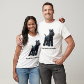 Kerry Blue Terrier hond Maak je eigen aangepaste t T-shirt (Unisex)