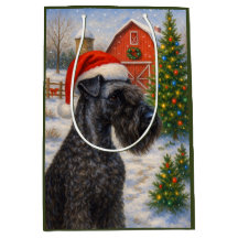 Kerry Blue Terrier Kerstkaart