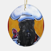 Kerry Blue Terrier-kok Keramisch Ornament (Links)