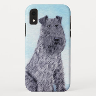 Kerry Blue Terrier Painting Cute Original Dog Art Case-Mate iPhone Case
