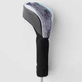 Kerry Blue Terrier Painting Cute Original Dog Art Golfheadcover (Schuin)