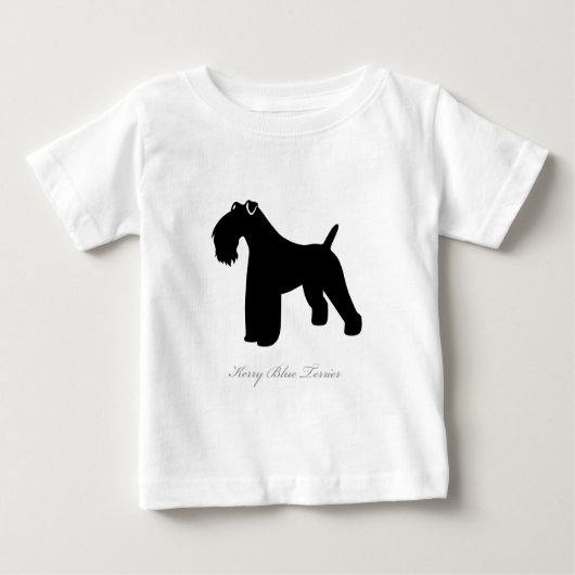 Kerry Blue Terrier silhouette (Voorkant)