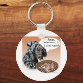 Kerry Blue Terrier Turkije Sleutelhanger (Voorkant)