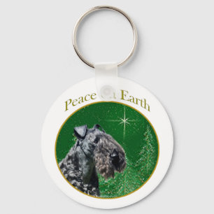 Kerry Blue Terrier Vrede Sleutelhanger