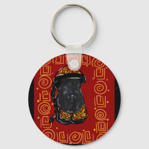 Kerry Blue Terrier Year of the Dog Sleutelhanger