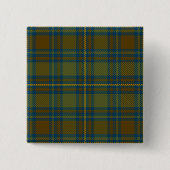 Kerry County Irish Tartan Vierkante Button 5,1 Cm (Voorkant)