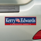 Kerry Edwards '04 John Kerry 2004 Bumpersticker (Op auto)
