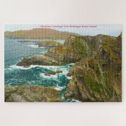 Kerry Kliffen Portmagee Kerry Ierland. Legpuzzel (Horizontaal)