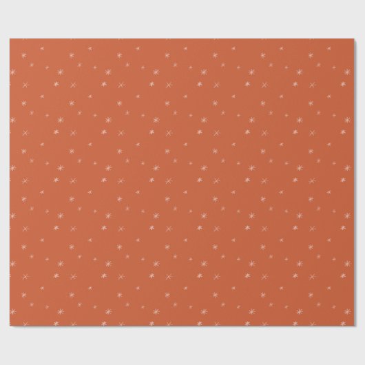 Kerry Red Star Pattern Wrapping Paper Cadeaupapier (Vlak)