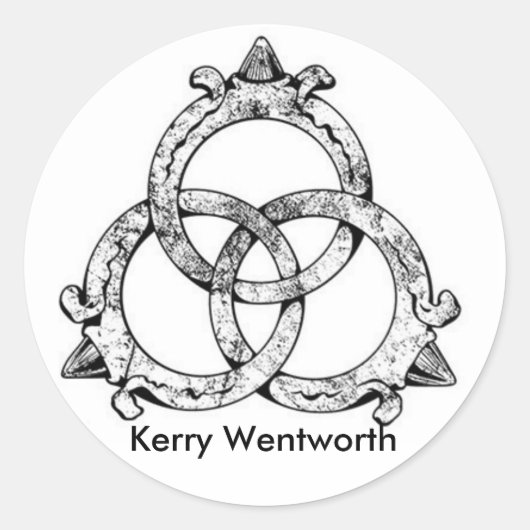 Kerry Wentworth Trinity Logo Sticker (Voorkant)