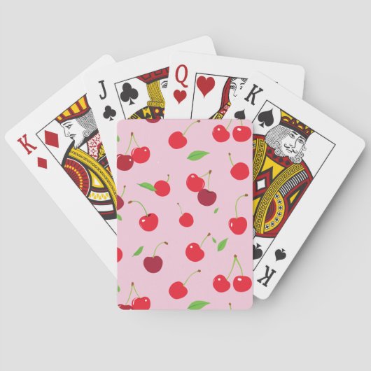 Kers 3 pokerkaarten (Achterkant)