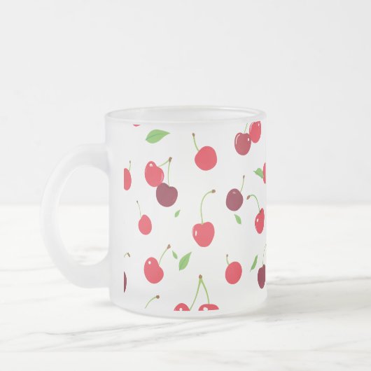 Kers 4 matglas koffiemok (Links)