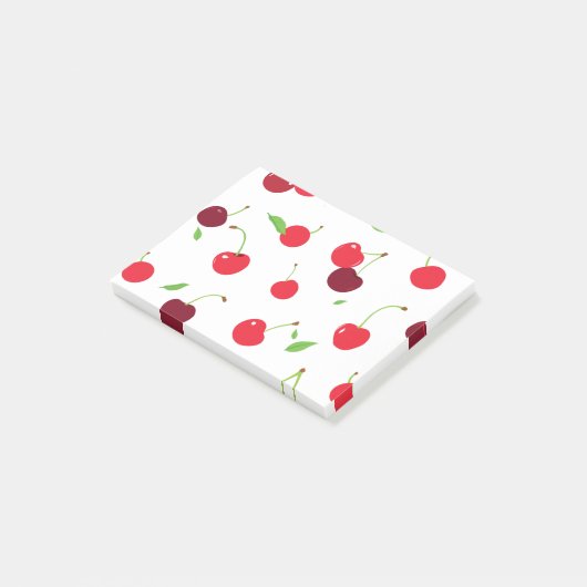 Kers 4 post-it® notes (Schuin)