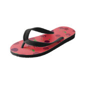 Kers 5 kinder teenslippers (Schuin)