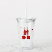Kers Acryl Drinkbeker (Voorkant)