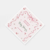 Kers Babyshower  Servet (Hoek)