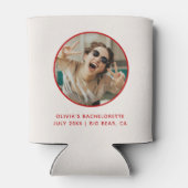 Kers Bachelorette Coquette Strik Hartjes Blikje Ko Blikjeskoeler (Achterkant)