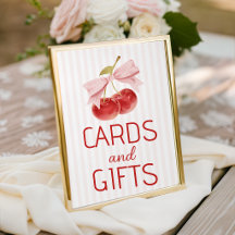Kers Coquette Kaarten en Cadeaus Bord