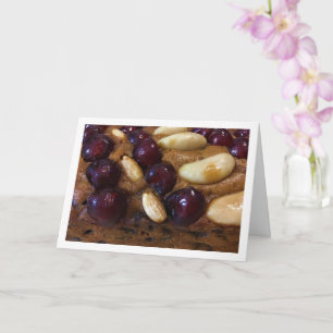 Kers-en-notencake Kaart