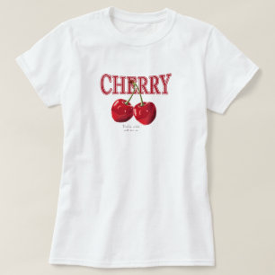 Kers Esthetisch Cute Zomer Fruit T-shirt