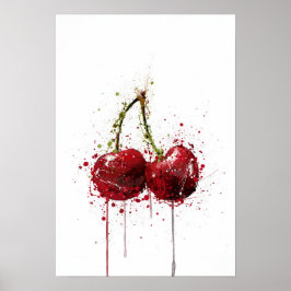 Kers Fruit Poster
