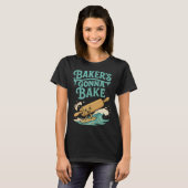 Ker's Gonna Ke Deegroller Surfing Bloem Ontwerp  T-shirt (Voorkant volledig)