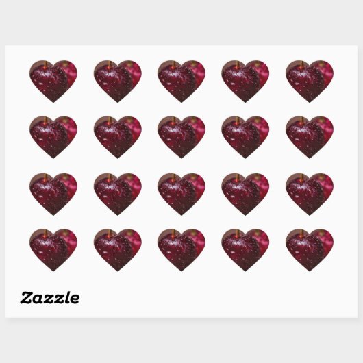 Kers  hart sticker (Vel)