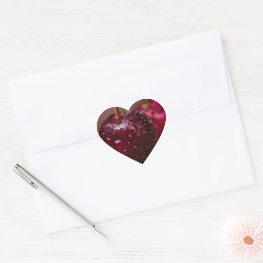 Kers hart sticker (Envelop)
