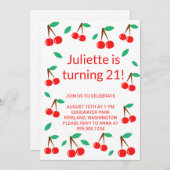 Kers Kaart (Voorkant / Achterkant)